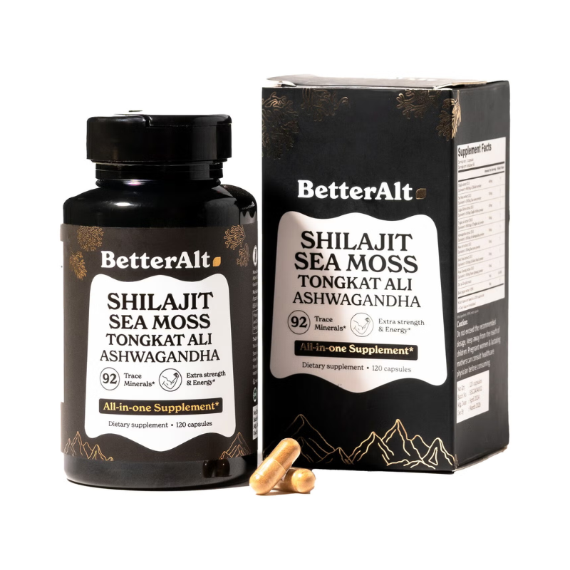 BETTER ALT® Shilajit Sea Moss, Shilajit Formula with Sea Moss