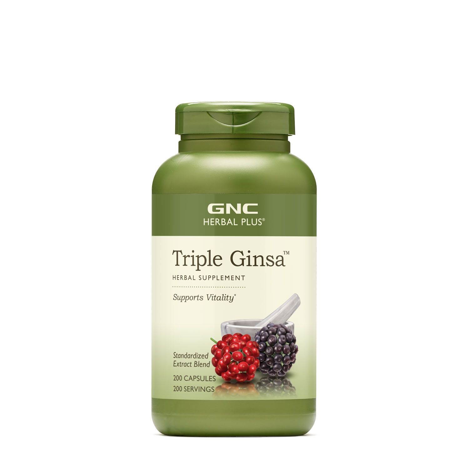 GNC Herbal Plus® Triple Ginsa™, 200 cps - GNC Romania - GNC Live