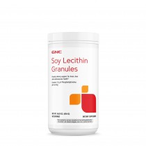 GNC Soy Lecithin Granules, Lecitina din Soia Granule, 454 Grame