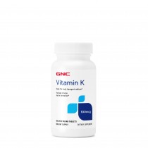 GNC Vitamin K 100 mcg, Vitamina K, 180 tb
