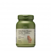 GNC Herbal Plus® Odorless Super Garlic 1100 mg, Extract de Usturoi Inodor, 100 tb