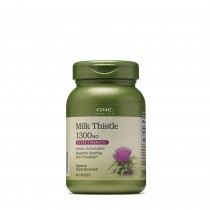 GNC Herbal Plus® Milk Thistle 1300 mg, Extract Standardizat de Silimarina, 60 tb