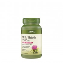 GNC Herbal Plus® Milk Thistle Silimarina 1300 mg Extract din Seminte de Armurariu, 120 cps