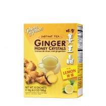 Prince of Peace® Ginger Honey Crystals, Bautura Instant cu Ghimbir, Miere si Lamaie, 18 g x 10 Pachete, 180 g