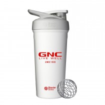 GNC Blender Bottle® Shaker Strada™ , din Inox Alb, 700 ml
