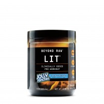 GNC Beyond Raw® LIT™ Pre Workout cu Aroma de Bomboane Jolly Rancher cu Zmeura Albastra, 424,2 g
