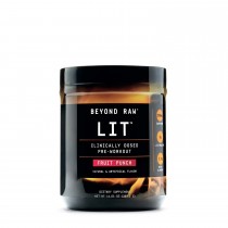 GNC Beyond Raw® LIT™, Formula Pre-Workout, cu Aroma de Fructe, 397.2 g         