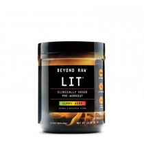 GNC Beyond Raw® LIT™, Formula Pre-Workout, cu Aroma de Jeleuri, 412.8 g
