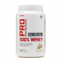 GNC Pro Performance® 100% Proteina din Zer cu Aroma de Banane, 845 g