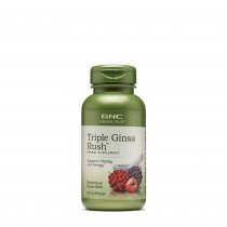GNC Herbal Plus® Triple Ginsa Rush™, Extract Standardizat Din 3 Tipuri de Ginseng, 100 cps 