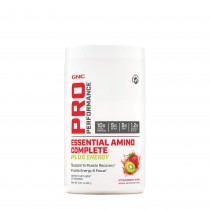 GNC Pro Performance® Essential Amino Complete Plus Energy, Aminoacizi, cu Aroma de Capsuni si Kiwi, 450 g