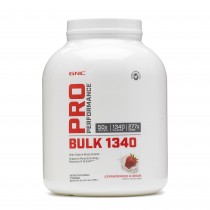 GNC Pro Performance® Bulk 1340, Gainer cu Proteina si Carbohidrati, cu Aroma de Capsuni, 3294 g