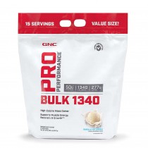 GNC Pro Performance® Bulk 1340, Gainer cu Proteina si Carbohidrati, cu Aroma de Vanilie, 5443 g