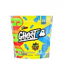 Ghost® Hydration Sticks™, Electroliti Pudra pentru Hidratare cu Aroma de Zmeura Albastra, 24 Plicuri 