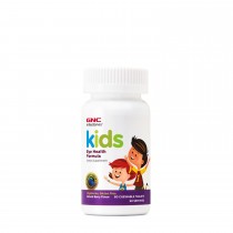 GNC Milestones® Kids Eye Health, Formula Pentru Copii, Suport Pentru Sanatatea Vizuala, cu Gust Natural de Fructe de Padure, 60 tb
