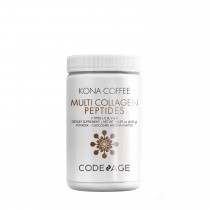 Codeage Kona Coffee Multi Collagen - 5 Types Collagen Peptides, Colagen Hidrolizat din 5 Surse sub Forma de Peptide cu Cafea Kona Solubila, 408 g