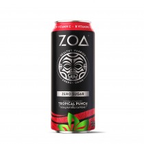 ZOA™ Energy Drink Zero Sugar Bautura Energizanta Fara Zahar cu Aroma de Fructe Tropicale, 473 ml