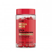 GNC Mega Men® Ultra Testosterone, Formula Avansata pentru Cresterea Testosteronului Liber si Total, 120 cps