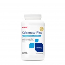 GNC Calcimate Plus®, Calciu 800 mg cu Magneziu si Vitamina D-3, 240 Tb
