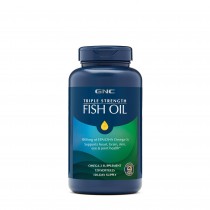 GNC Triple Strength Fish Oil, Ulei de Peste 1000 mg Omega 3 EPA si DHA, 120 cps  