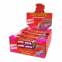 Grenade® High Protein, Low Sugar Bar Peanut Butter & Jelly, Baton Proteic cu Aroma de Unt de Arahide si Jeleu, 60 g