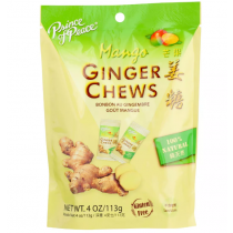 Prince of Peace® Ginger Chews, Caramele cu Ghimbir cu Aroma de Mango, 28 caramele