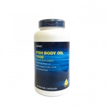 GNC Fish Body Oil 1000 mg, Ulei de Peste, 180 cps