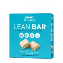 GNC Total Lean® Lean Bar, Baton Proteic, cu Aroma de Ciocolata Alba Crocanta, 48g