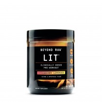 GNC Beyond Raw® LIT™, Formula Pre-Workout, cu Aroma de Limonada de Capsuni, 412.5 g          