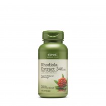 GNC Herbal Plus® Rhodiola 340mg, Extract de Rodiola, 100 cps