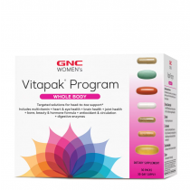 GNC Women's Ultra Mega® Whole Body Vitapak® Program, Complex de Multivitamine Pentru Sustinerea Intregului Organism, 30 Pachetele