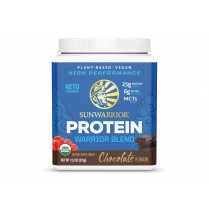 Sunwarrior® Plant-Based Organic Protein, Proteina Organica Vegana, cu Aroma de Ciocolata, 375 g
