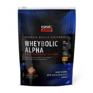 GNC AMP Wheybolic™ Alpha, Proteina din Zer, cu Aroma de Ciocolata, 573.30 g