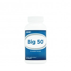 GNC Big 50, Complex de Vitamine B, 100 tb