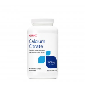 GNC Calcium Citrate 1000 mg, Calciu Citrat, 180 tb