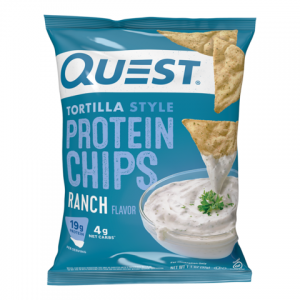 Quest® Tortilla Style Protein Chips, Chipsuri Tortilla, cu Aroma de Ranch, 32 g