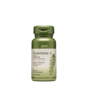 GNC Herbal Plus® Huperzine A 50 mcg, Huperzina A, 50 cps