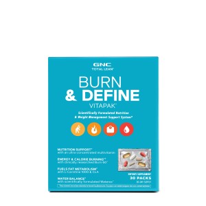 GNC Total Lean® Burn & Define Vitapak®, Program Complet de Slabit, 30 pachete