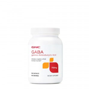 GNC GABA 750 mg, 90 cps