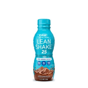 GNC Total Lean® Lean Shake™ 25 Shake Proteic RTD cu Aroma de Ciocolata Elvetiana, 414 ml