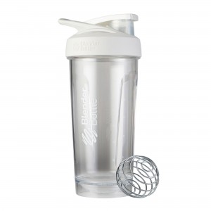 GNC Blender Bottle® Shaker Strada™ Tritan™ Alb Transparent, 800 ml