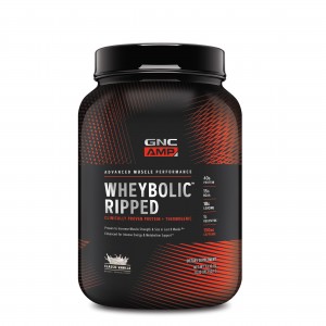 GNC AMP Wheybolic™ Ripped, Proteina din Zer, cu Aroma de Vanilie,1148.4 g