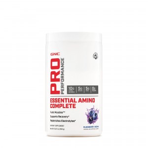 GNC Pro Performance® Essential Amino Complete, Aminoacizi, cu Aroma de Afine, 450 g