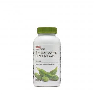 GNC SuperFoods Soy Isoflavone Concentrate, Isoflavone din Soia, 90 cps