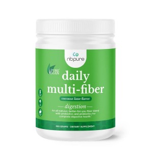 NB Pure, Pure Vegan® Daily Multi-Fiber, Fibre Dietetice cu Aroma de Cocos si Lime, 360 g