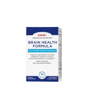 GNC Preventive® Nutrition Brain Health, Formula Pentru Sanatatea Creierului si Sistemului Nervos, 60 tb