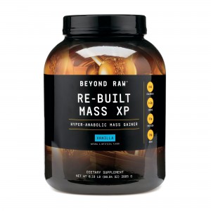Beyond Raw® Re-Built Mass XP, Proteina din Zer, cu Aroma de Vanilie, 2805 g