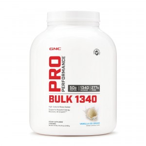 GNC Pro Performance® Bulk 1340, Proteina din Zer, cu Aroma Vanilie, 3240 g