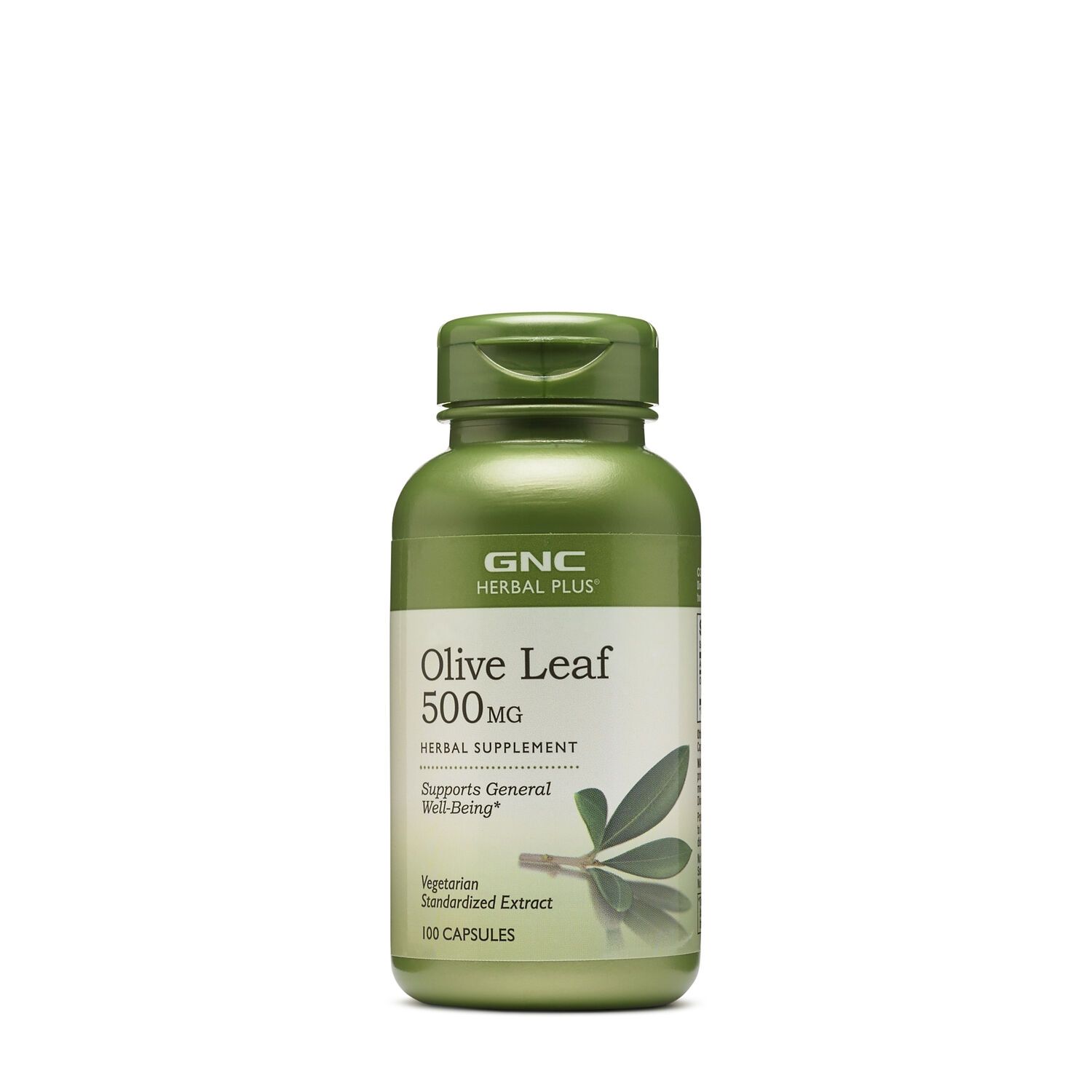 GNC Herbal Plus® Olive Leaf 500mg, Extract din Frunze de Maslin