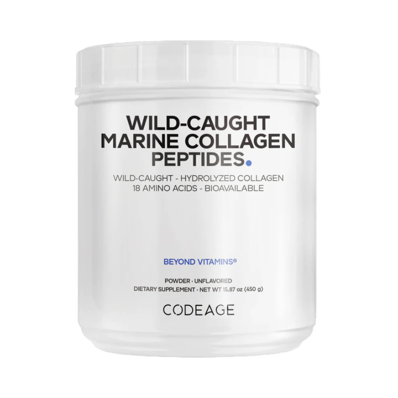 CodeAge Wild-Caught Marine Hydrolyzed Collagen Peptides Powder